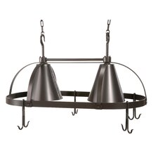 Oval Dutch Lighted Pot Rack