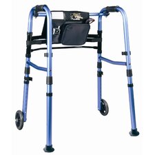 Wheels Explorer Walker with Glides and Bag