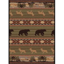 Nature Lodge Novelty Rug