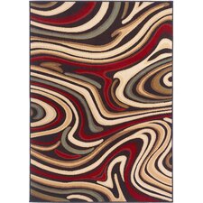 Laguna Charcoal Abstract Rug