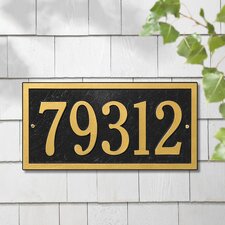 Bismark Standard Address Plaque