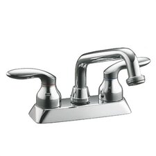 Coralais Laundry Sink Faucet with Plain End Spout and Lever Handles