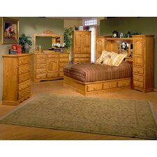 Country Heirloom Pier Wall Platform Bedroom Collection