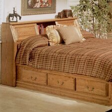 Country Heirloom Pier Bookcase Headboard Only in Warm Rich