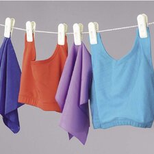 Clothesline with 6 Jumbo Clips