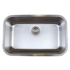 Nantucket Sinks 28 x 18 Zero Radius Large Single Bowl Undermount