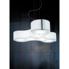 Studio Italia Design Tris Suspension in Milk white Diffuser