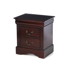 Louis Philippe 2 Drawer Nightstand